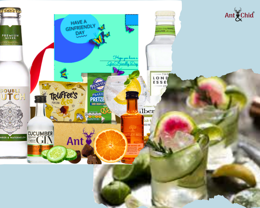Cucumber Gin Gift Set Hamper