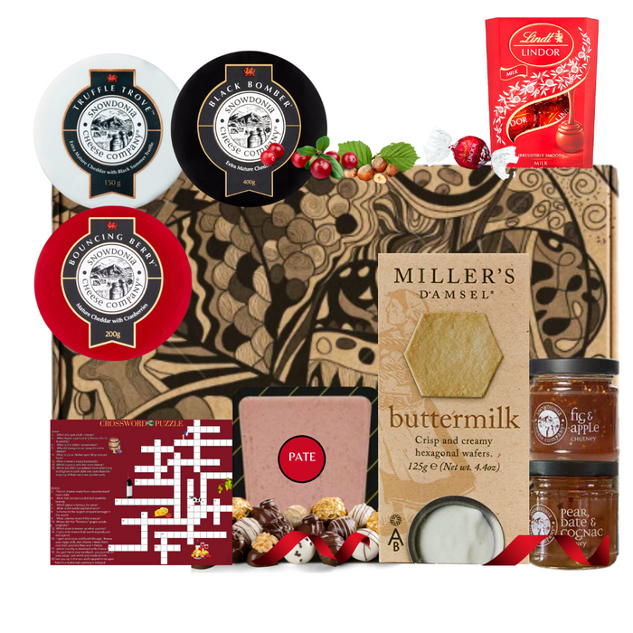 Three Cheese & Chocolate Hamper Gift set