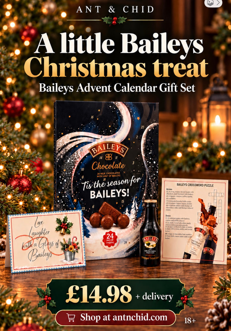 Baileys Chocolate Advent Calendar Gift Set — 24 Chocolates & 5cl Baileys