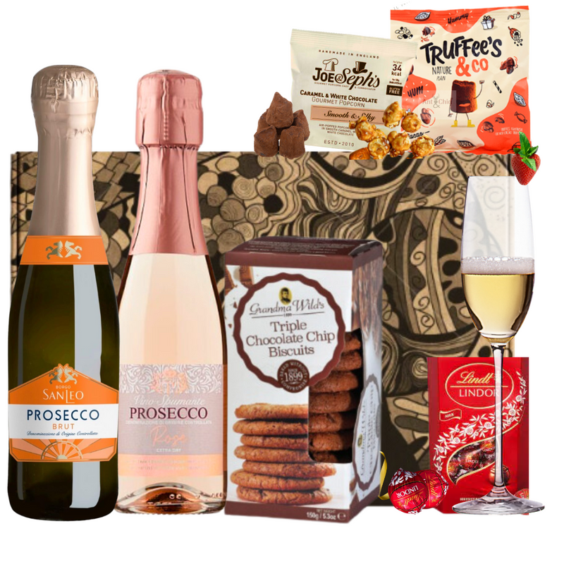 Prosecco & Rosé Prosecco Gift Hamper with Chocolates