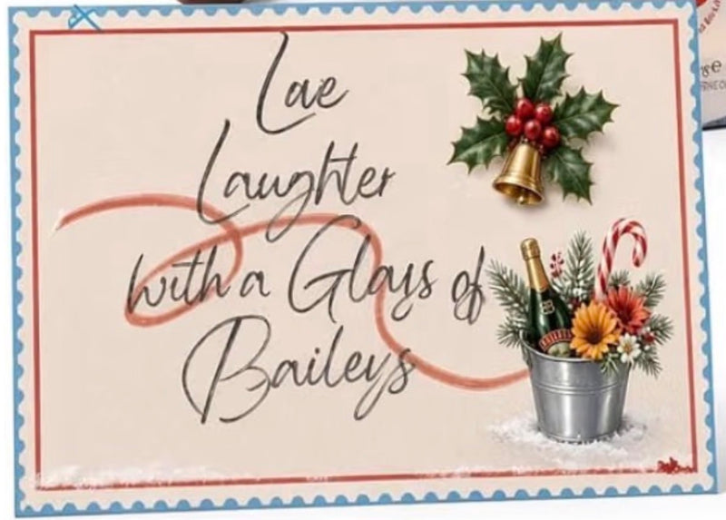 Baileys greeting card included in gift set