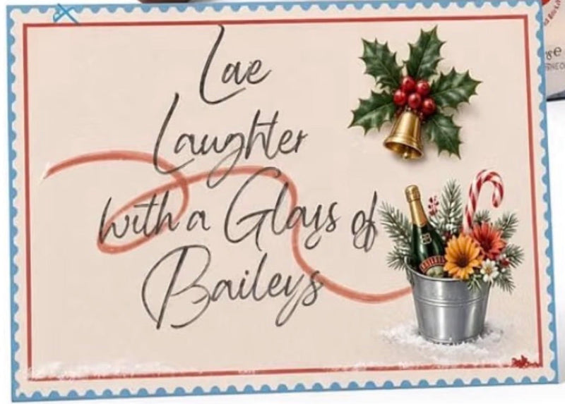 Baileys greeting card included in gift set